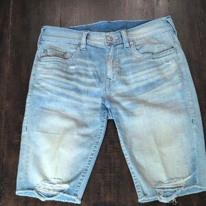 Men’s True Religion Jean Shorts – Ricky Relaxed Straight – Size 33